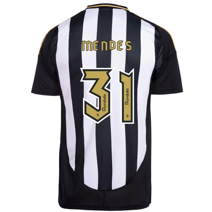 Danxen Børn Matheus Mendes #31 Off White Hjemmebane Spillertrøjer 2025/26 Trøje T-Shirt