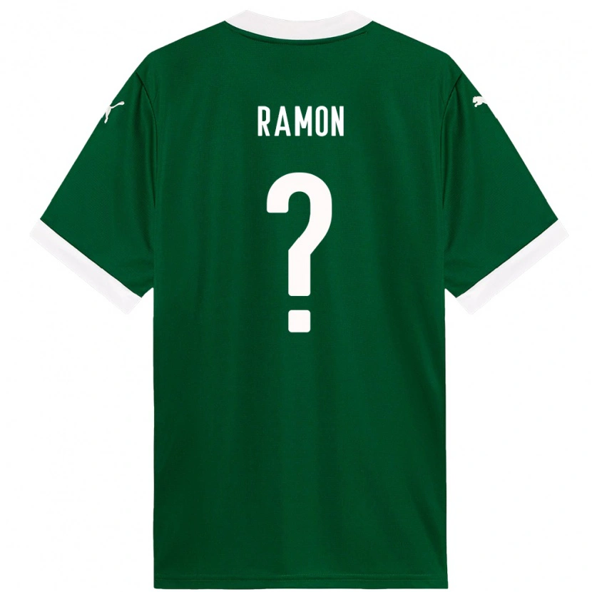 Danxen Børn Ramon #0 Hvid Grøn Hjemmebane Spillertrøjer 2025/26 Trøje T-Shirt