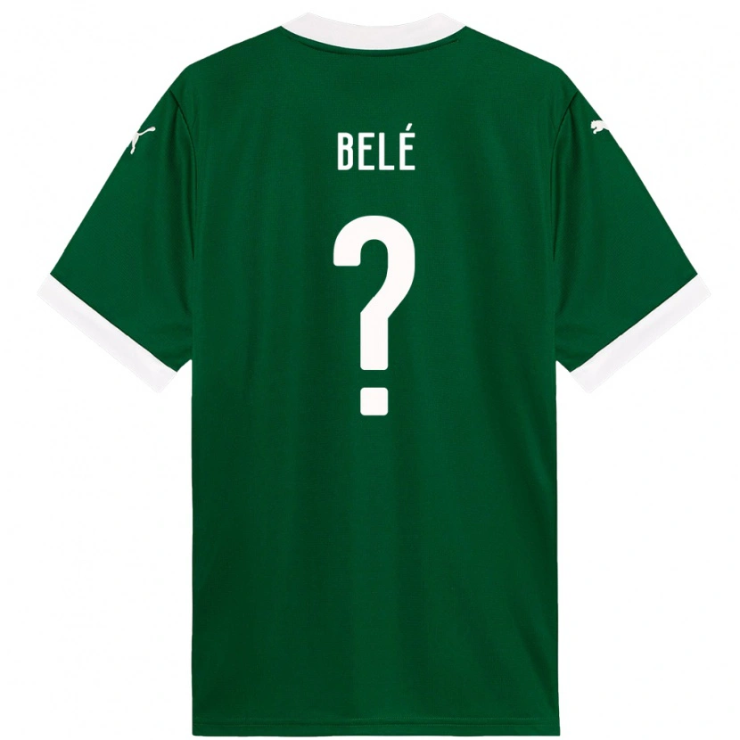 Danxen Børn Erick Belé #0 Hvid Grøn Hjemmebane Spillertrøjer 2025/26 Trøje T-Shirt