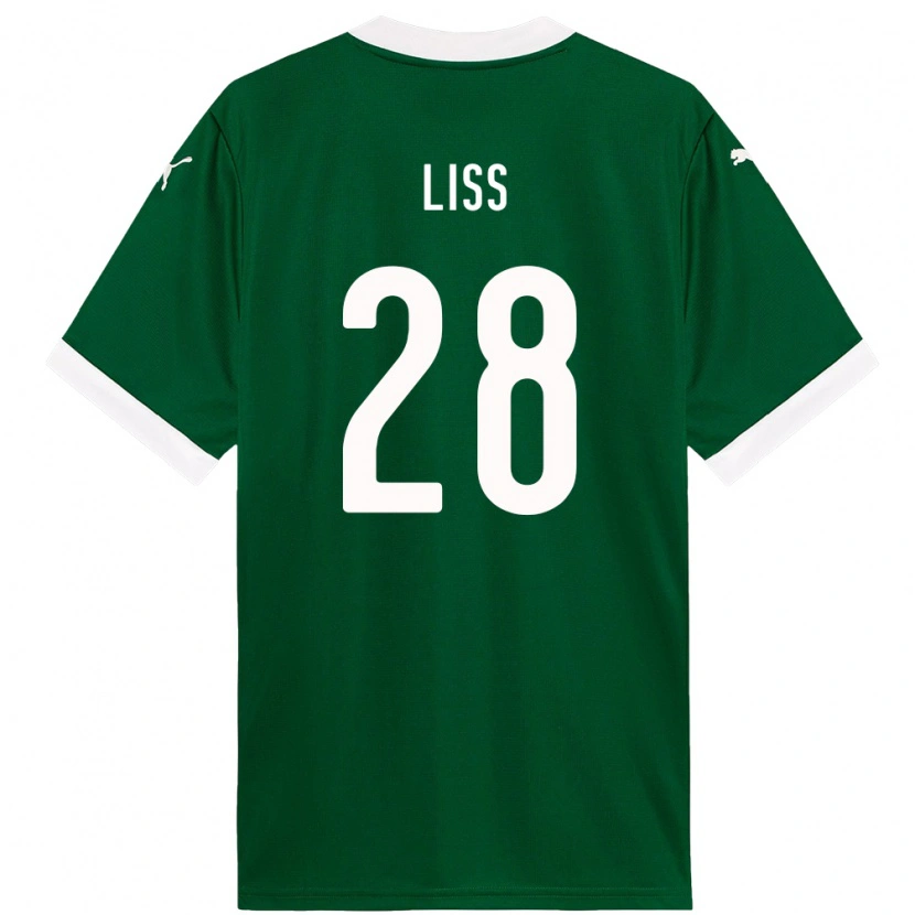 Danxen Børn Victória Liss #28 Hvid Grøn Hjemmebane Spillertrøjer 2025/26 Trøje T-Shirt