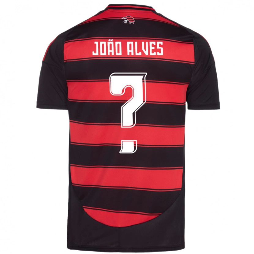 Danxen Børn João Alves #0 Hvid Rød Hjemmebane Spillertrøjer 2025/26 Trøje T-Shirt