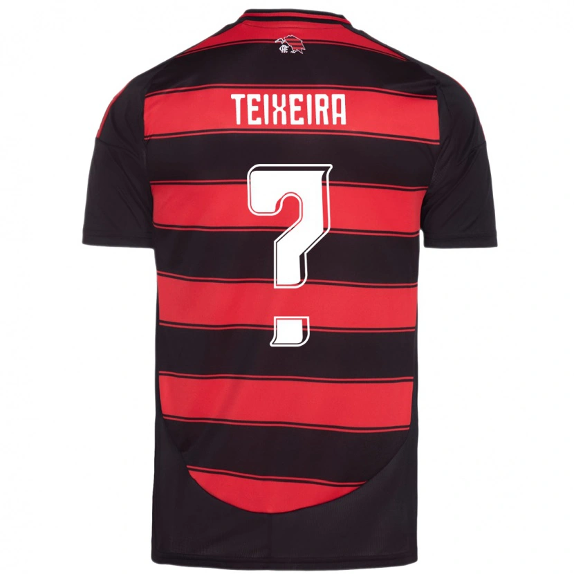 Danxen Børn Guilherme Teixeira #0 Hvid Rød Hjemmebane Spillertrøjer 2025/26 Trøje T-Shirt