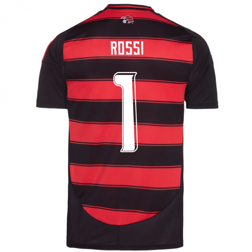 Danxen Børn Agustín Rossi #1 Hvid Rød Hjemmebane Spillertrøjer 2025/26 Trøje T-Shirt