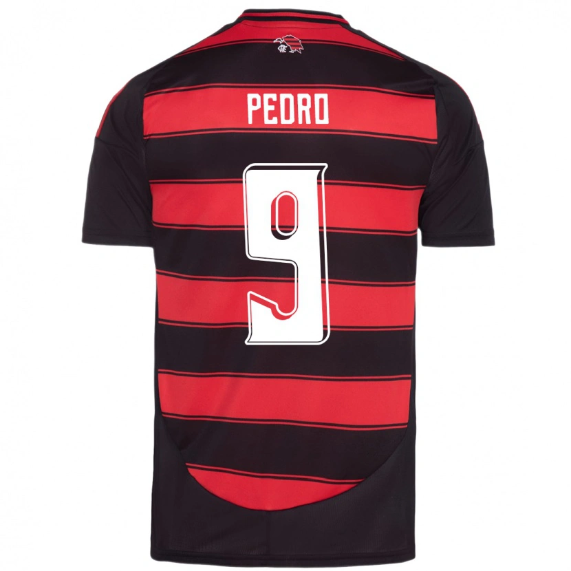 Danxen Børn Pedro #9 Hvid Rød Hjemmebane Spillertrøjer 2025/26 Trøje T-Shirt