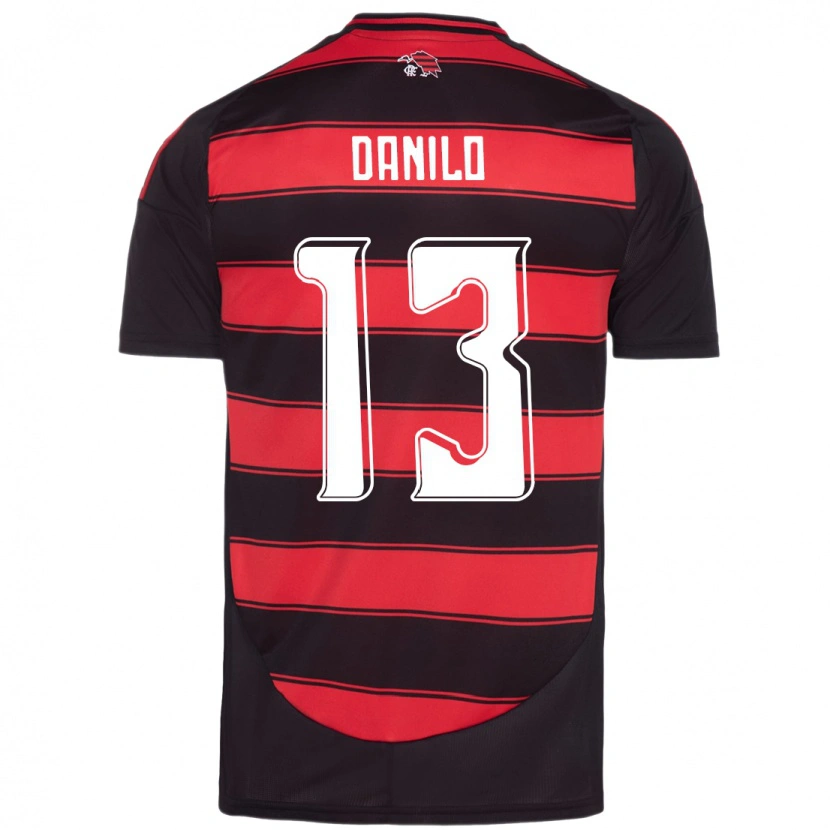 Danxen Børn Danilo #13 Hvid Rød Hjemmebane Spillertrøjer 2025/26 Trøje T-Shirt