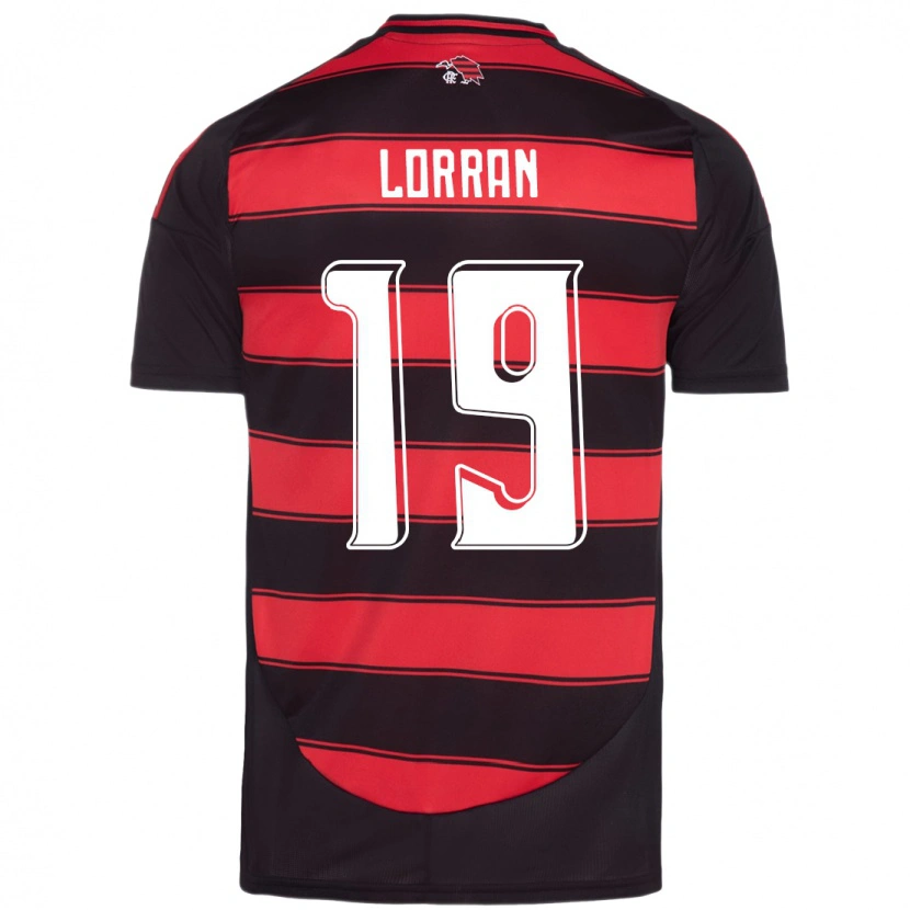 Danxen Børn Lorran #19 Hvid Rød Hjemmebane Spillertrøjer 2025/26 Trøje T-Shirt