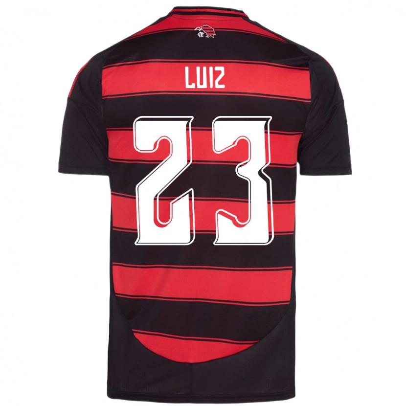 Danxen Børn David Luiz #23 Hvid Rød Hjemmebane Spillertrøjer 2025/26 Trøje T-Shirt