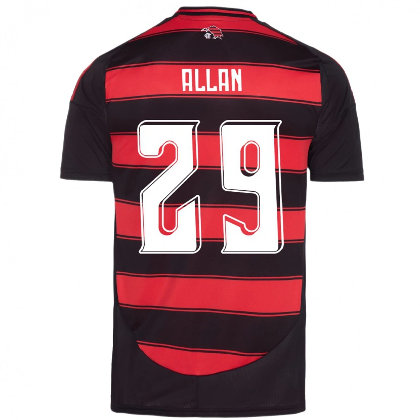 Danxen Børn Allan #29 Hvid Rød Hjemmebane Spillertrøjer 2025/26 Trøje T-Shirt