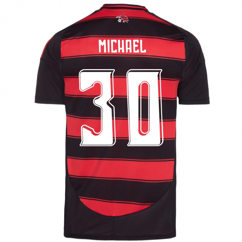 Danxen Børn Michael #30 Hvid Rød Hjemmebane Spillertrøjer 2025/26 Trøje T-Shirt