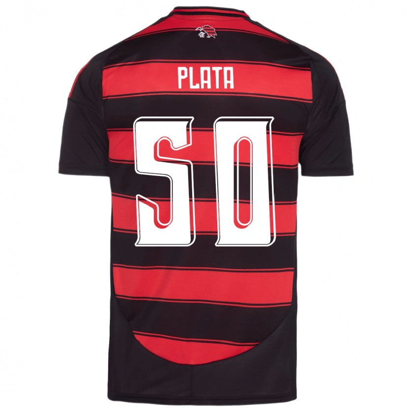 Danxen Børn Gonzalo Plata #50 Hvid Rød Hjemmebane Spillertrøjer 2025/26 Trøje T-Shirt