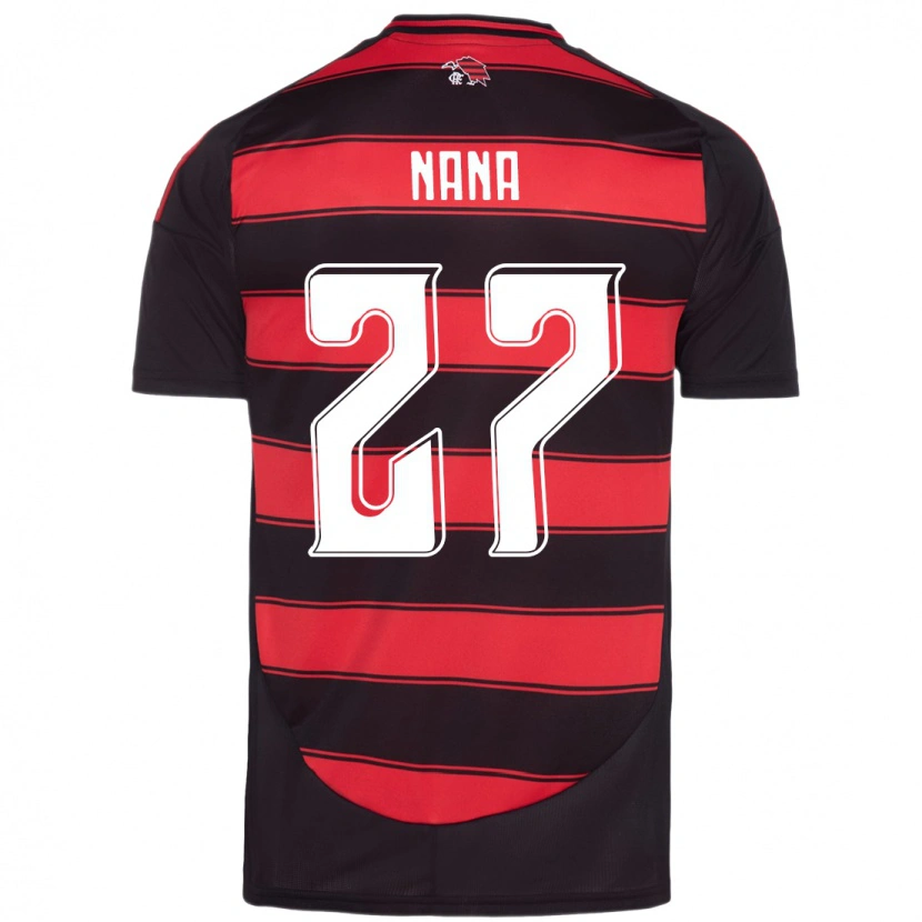 Danxen Børn Naná #27 Hvid Rød Hjemmebane Spillertrøjer 2025/26 Trøje T-Shirt
