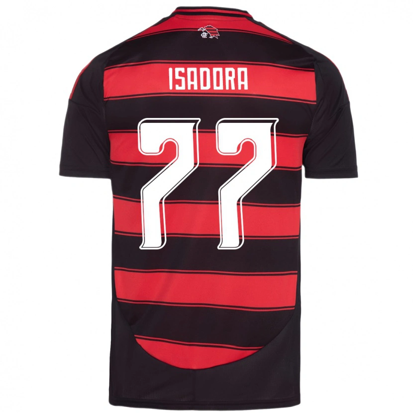 Danxen Børn Isadora #77 Hvid Rød Hjemmebane Spillertrøjer 2025/26 Trøje T-Shirt