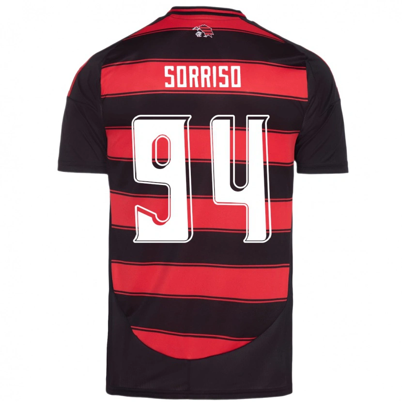 Danxen Børn Sorriso #94 Hvid Rød Hjemmebane Spillertrøjer 2025/26 Trøje T-Shirt