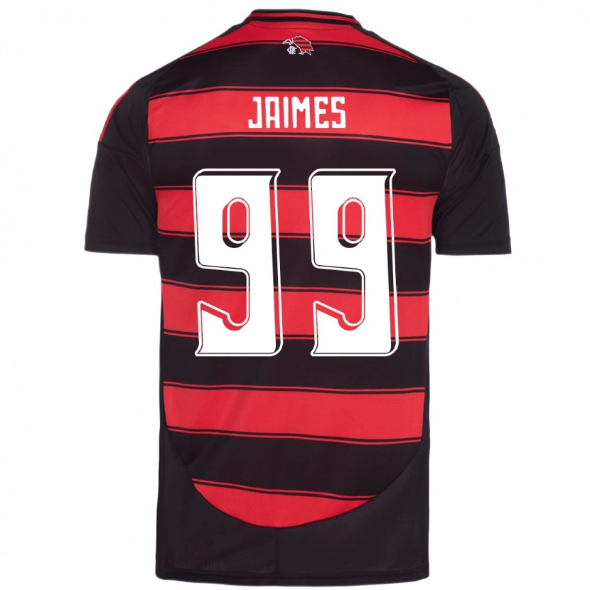 Danxen Børn Sole Jaimes #99 Hvid Rød Hjemmebane Spillertrøjer 2025/26 Trøje T-Shirt