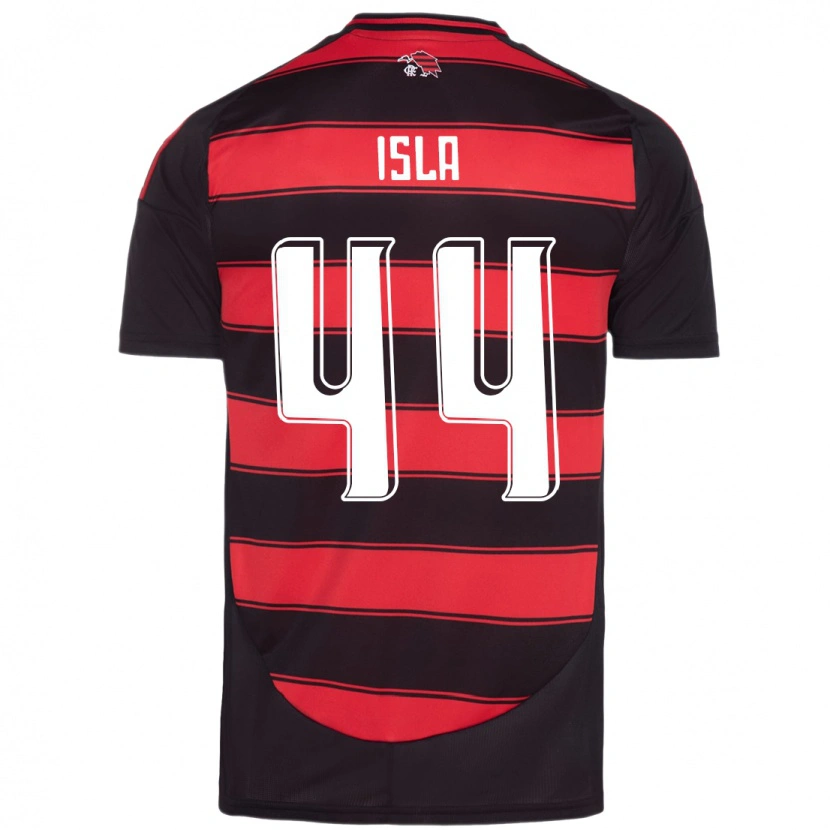 Danxen Børn Mauricio Isla #44 Hvid Rød Hjemmebane Spillertrøjer 2025/26 Trøje T-Shirt