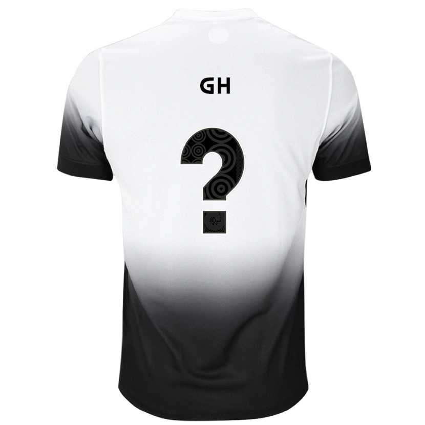 Danxen Børn Gh #0 Hvid Sort Hjemmebane Spillertrøjer 2025/26 Trøje T-Shirt