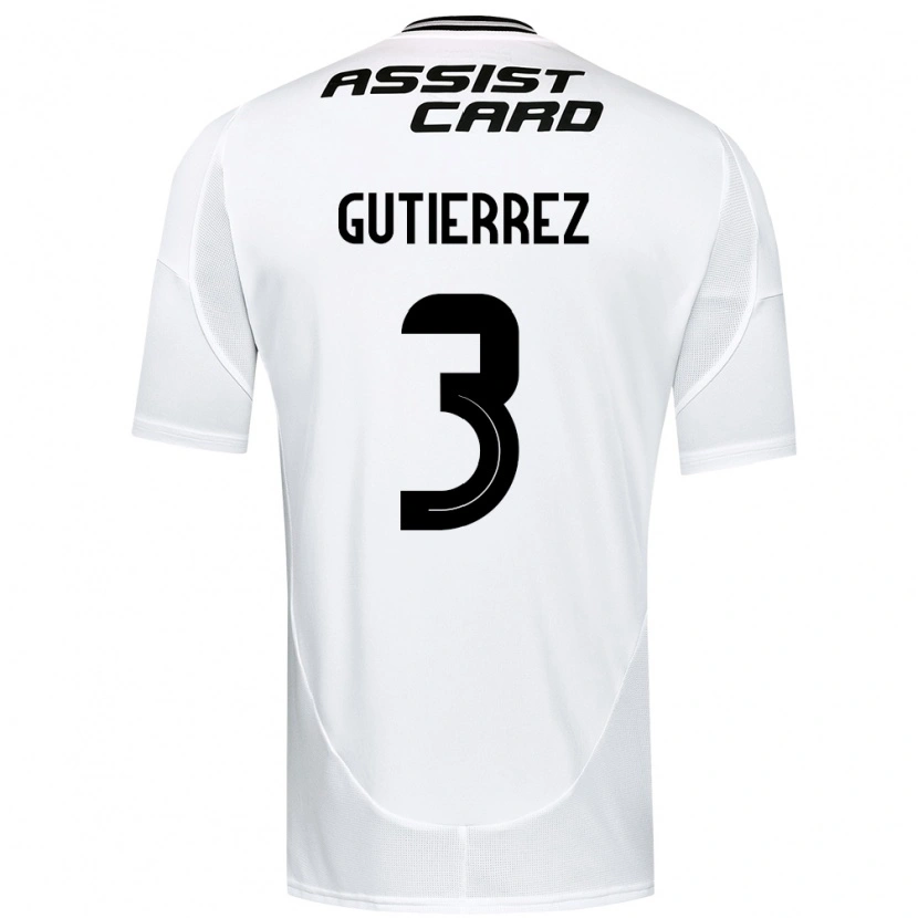 Danxen Børn Daniel Gutiérrez #3 Sort Hvid Hjemmebane Spillertrøjer 2025/26 Trøje T-Shirt