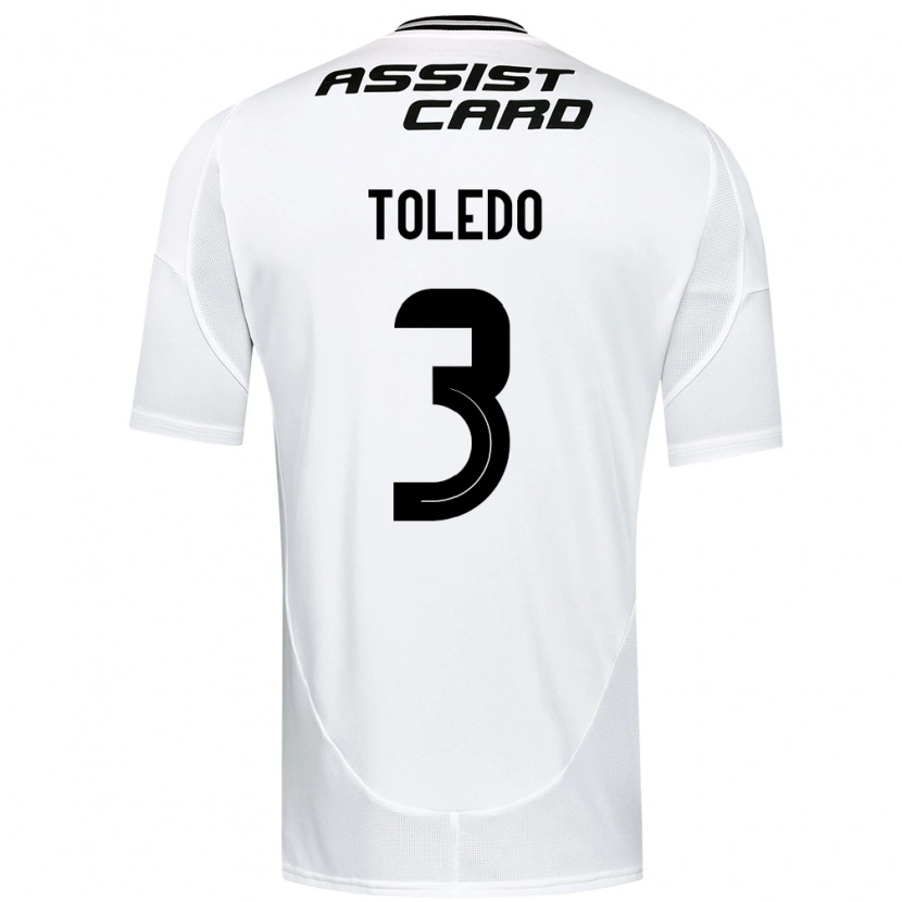 Danxen Børn Miguel Toledo #3 Sort Hvid Hjemmebane Spillertrøjer 2025/26 Trøje T-Shirt