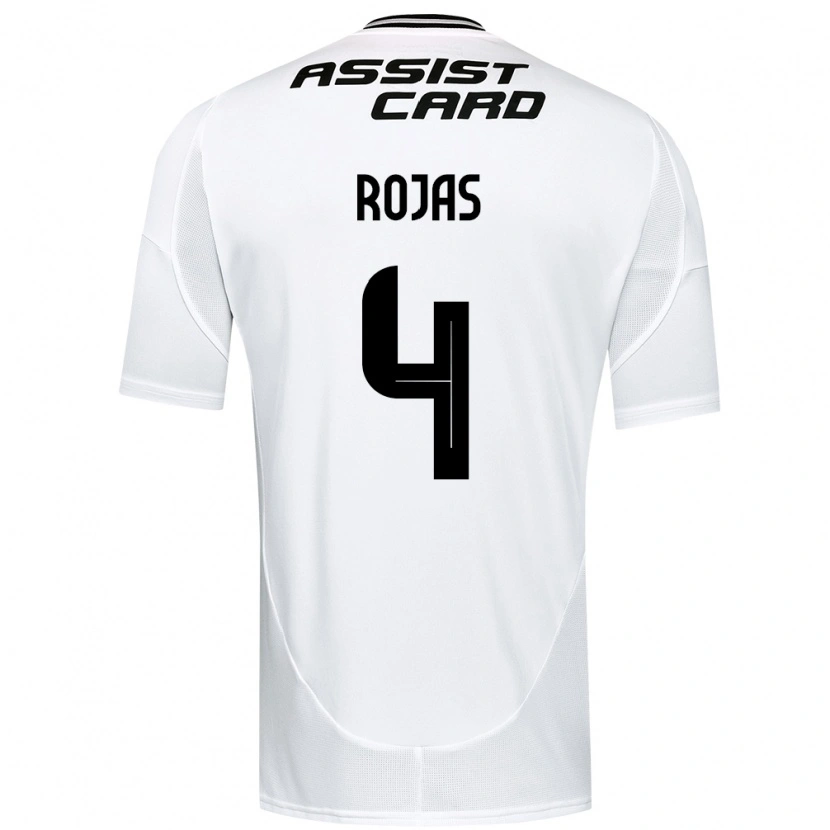 Danxen Børn Javier Rojas #4 Sort Hvid Hjemmebane Spillertrøjer 2025/26 Trøje T-Shirt