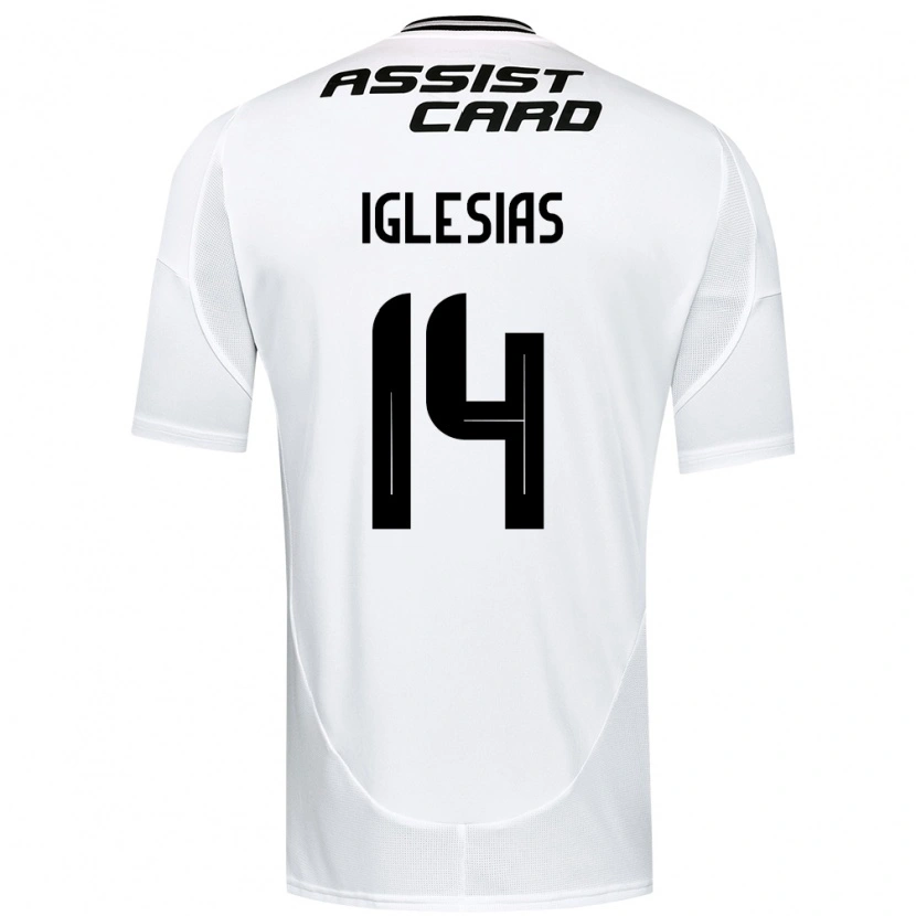 Danxen Børn Luciano Iglesias #14 Sort Hvid Hjemmebane Spillertrøjer 2025/26 Trøje T-Shirt