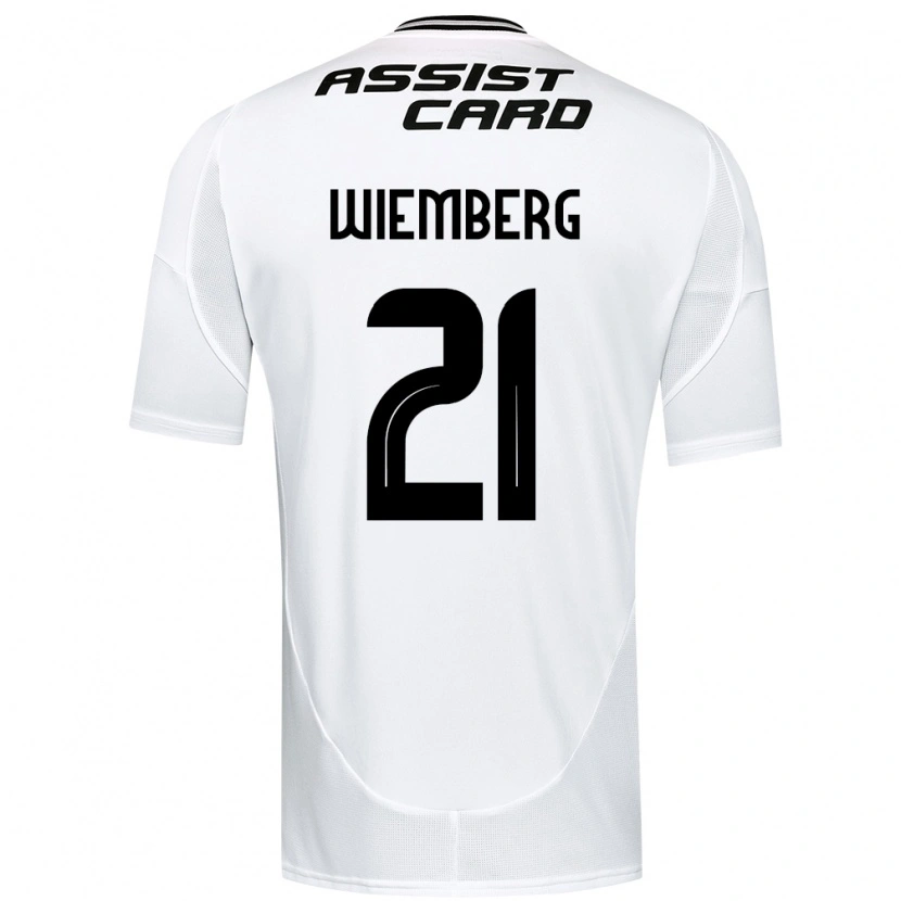Danxen Børn Erick Wiemberg #21 Sort Hvid Hjemmebane Spillertrøjer 2025/26 Trøje T-Shirt