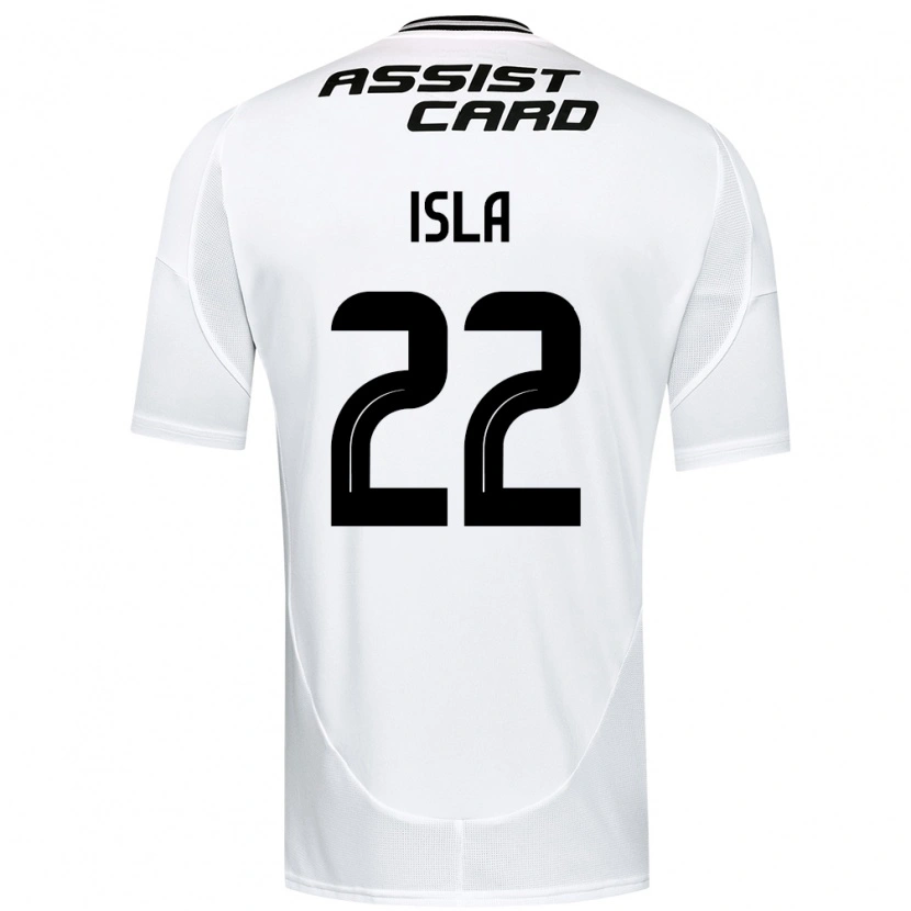 Danxen Børn Mauricio Isla #22 Sort Hvid Hjemmebane Spillertrøjer 2025/26 Trøje T-Shirt