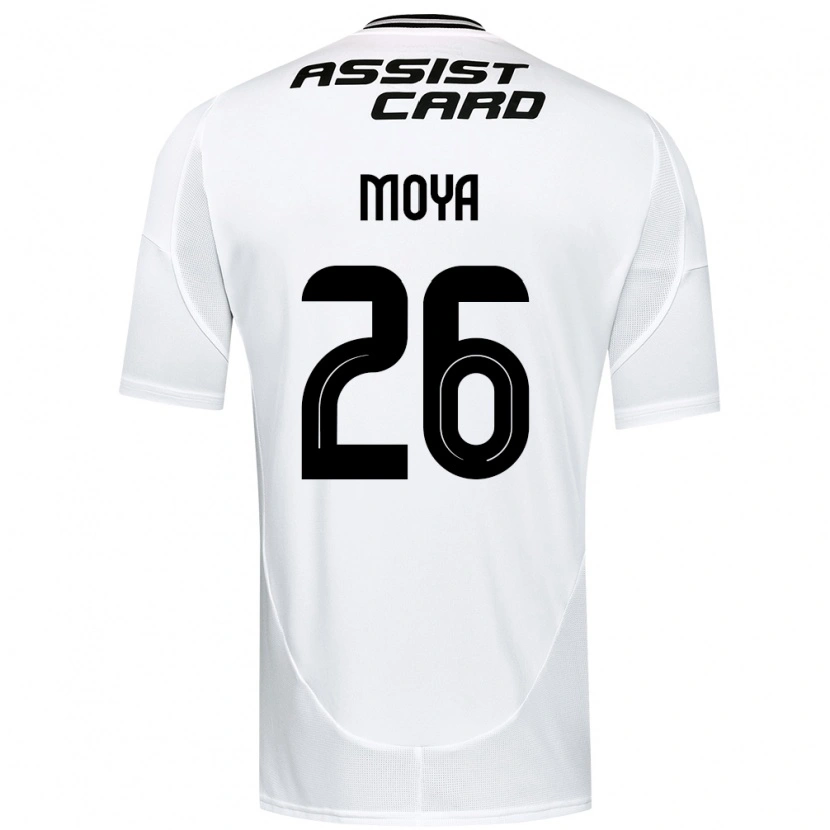 Danxen Børn Matías Moya #26 Sort Hvid Hjemmebane Spillertrøjer 2025/26 Trøje T-Shirt