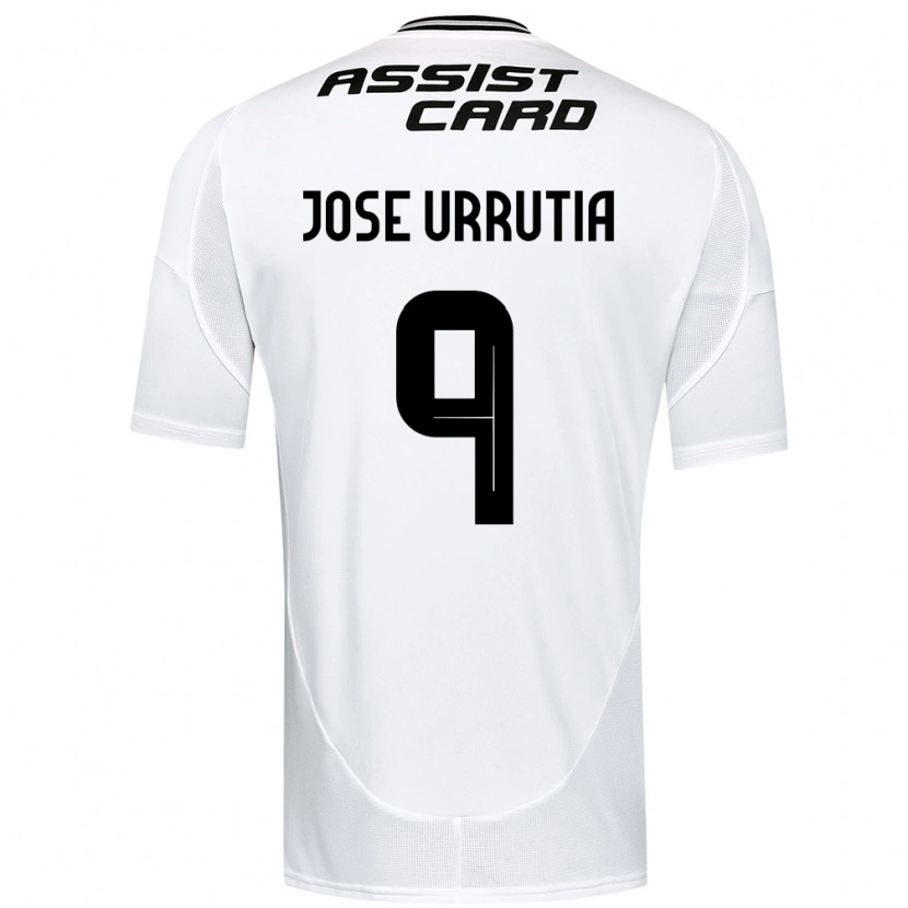 Danxen Børn María José Urrutia #9 Sort Hvid Hjemmebane Spillertrøjer 2025/26 Trøje T-Shirt