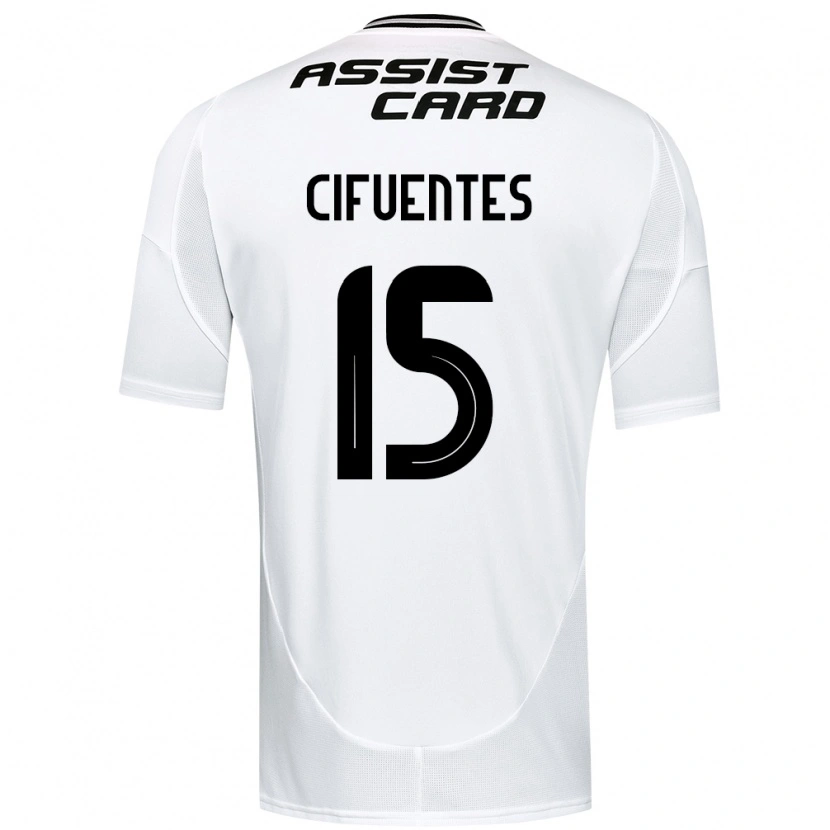 Danxen Børn Anaís Cifuentes #15 Sort Hvid Hjemmebane Spillertrøjer 2025/26 Trøje T-Shirt