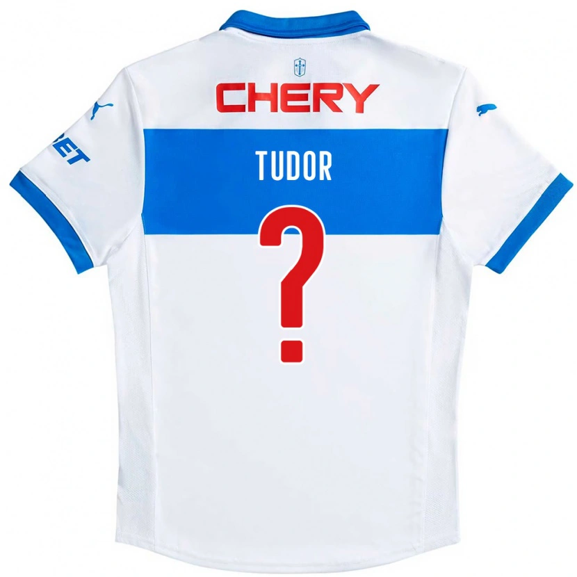 Danxen Børn Milan Tudor #0 Royal Blå Hvid Hjemmebane Spillertrøjer 2025/26 Trøje T-Shirt