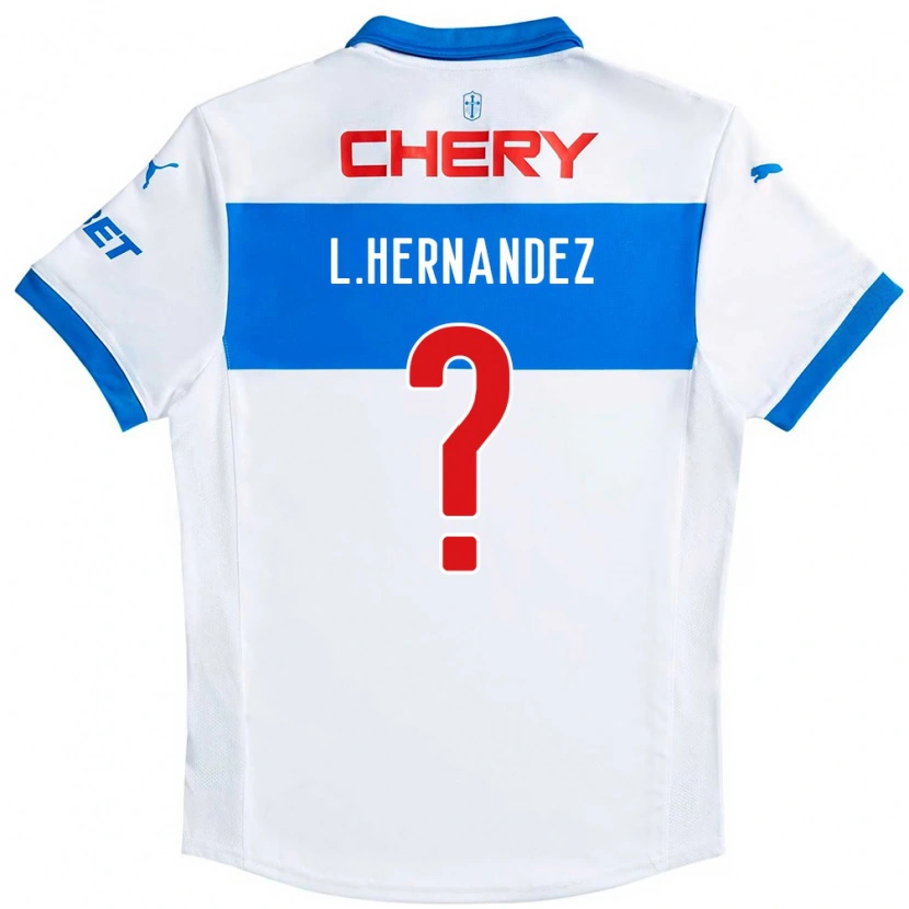 Danxen Børn Luis Felipe Hernández #0 Royal Blå Hvid Hjemmebane Spillertrøjer 2025/26 Trøje T-Shirt