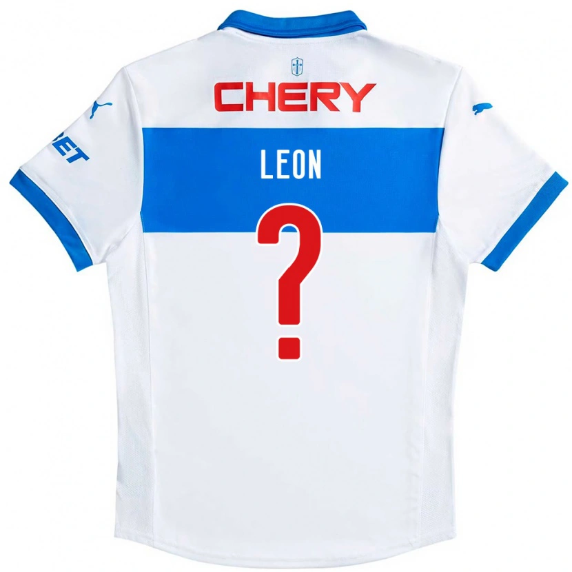 Danxen Børn Vasco León #0 Royal Blå Hvid Hjemmebane Spillertrøjer 2025/26 Trøje T-Shirt