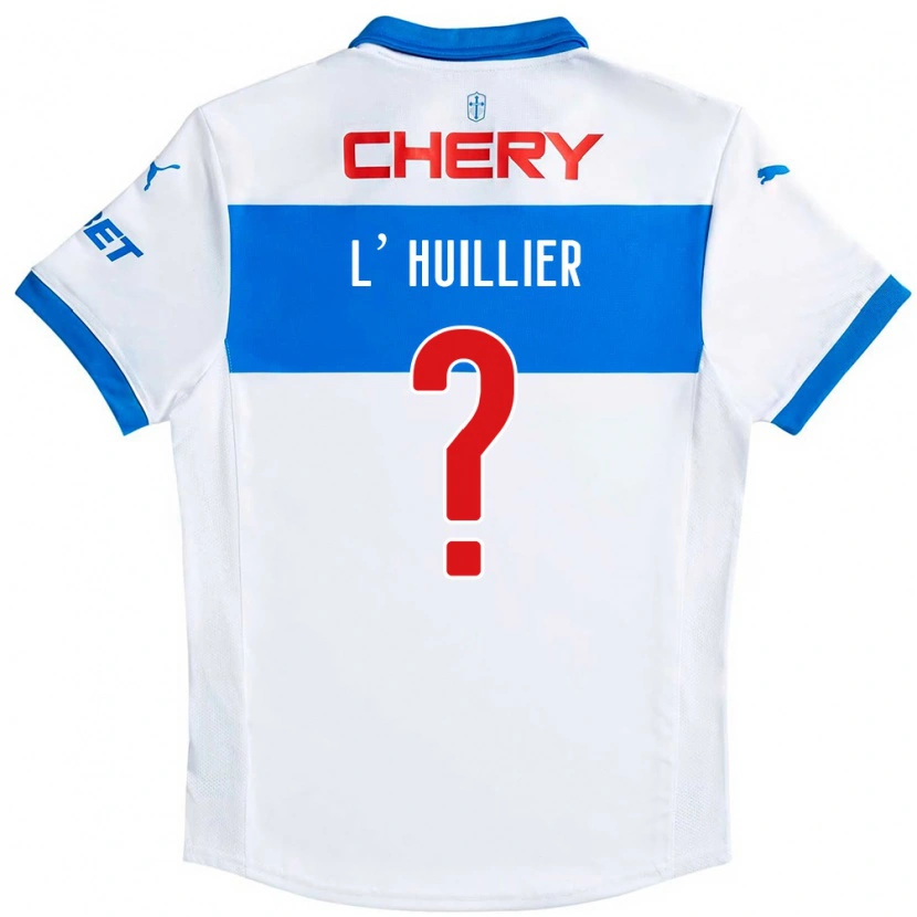 Danxen Børn Nicolás L'huillier #0 Royal Blå Hvid Hjemmebane Spillertrøjer 2025/26 Trøje T-Shirt