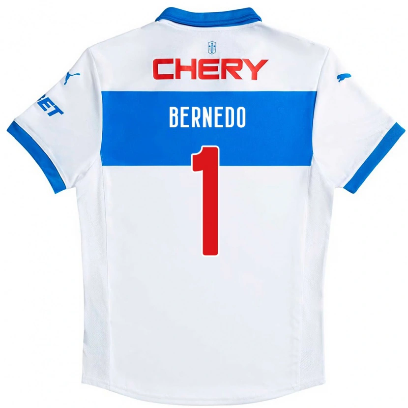 Danxen Børn Vicente Bernedo #1 Royal Blå Hvid Hjemmebane Spillertrøjer 2025/26 Trøje T-Shirt