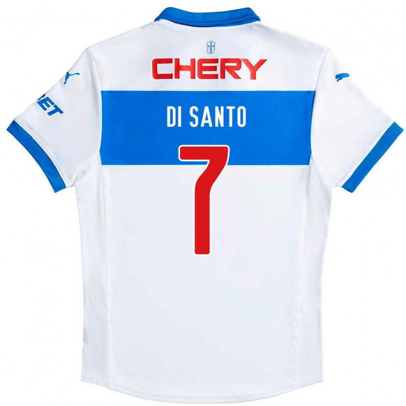 Danxen Børn Franco Di Santo #7 Royal Blå Hvid Hjemmebane Spillertrøjer 2025/26 Trøje T-Shirt