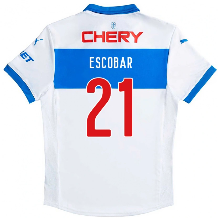 Danxen Børn Dylan Escobar #21 Royal Blå Hvid Hjemmebane Spillertrøjer 2025/26 Trøje T-Shirt