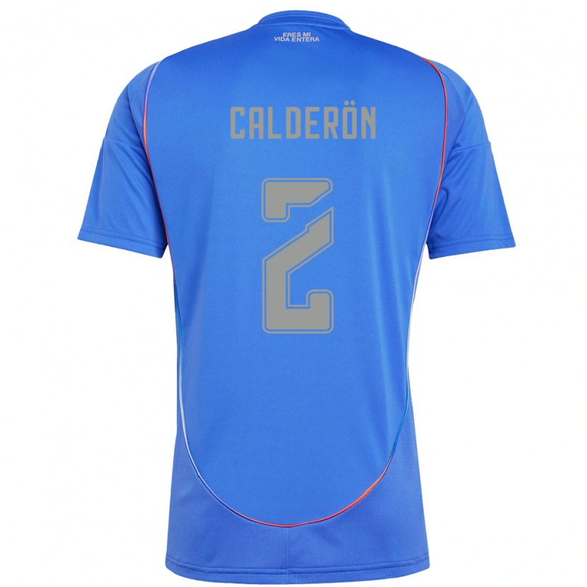 Danxen Børn Franco Calderón #2 Orange Rød Hjemmebane Spillertrøjer 2025/26 Trøje T-Shirt
