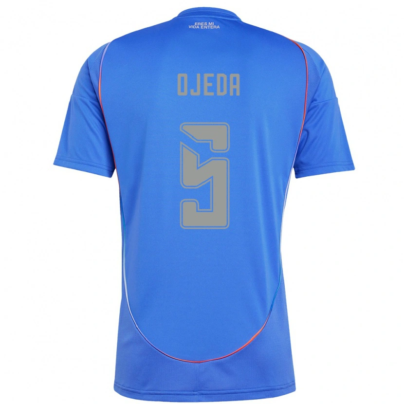 Danxen Børn Emmanuel Ojeda #5 Orange Rød Hjemmebane Spillertrøjer 2025/26 Trøje T-Shirt