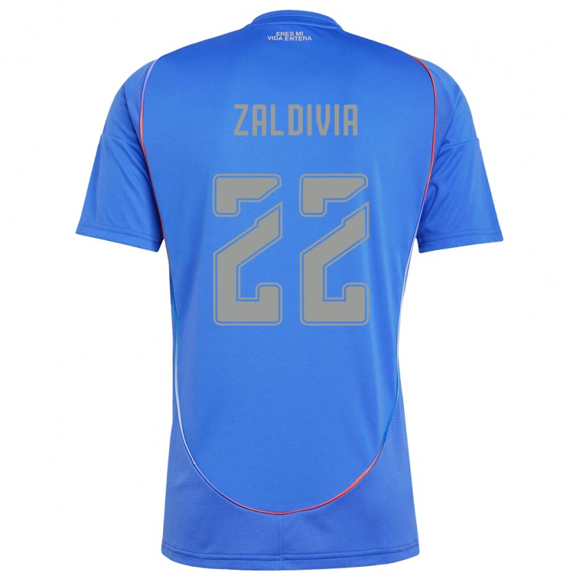 Danxen Børn Matías Zaldivia #22 Orange Rød Hjemmebane Spillertrøjer 2025/26 Trøje T-Shirt