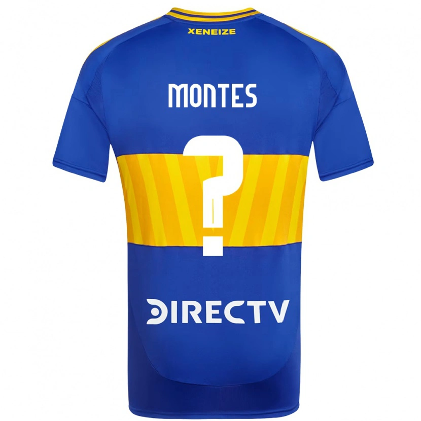 Danxen Børn Rodrigo Montes #0 Hvid Blå Hjemmebane Spillertrøjer 2025/26 Trøje T-Shirt