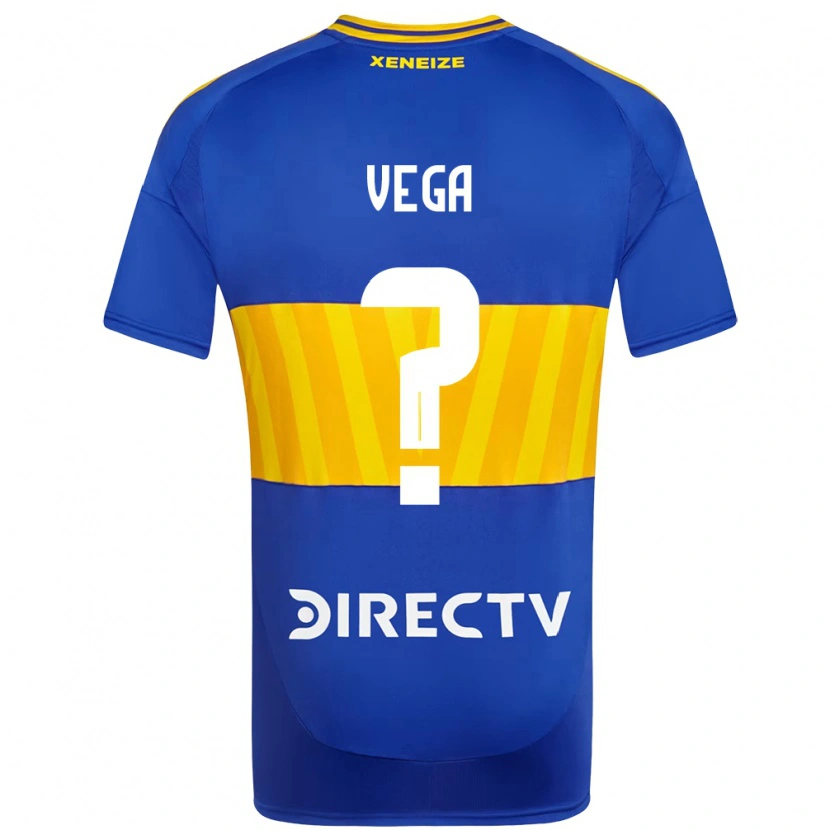 Danxen Børn Gabriel Vega #0 Hvid Blå Hjemmebane Spillertrøjer 2025/26 Trøje T-Shirt