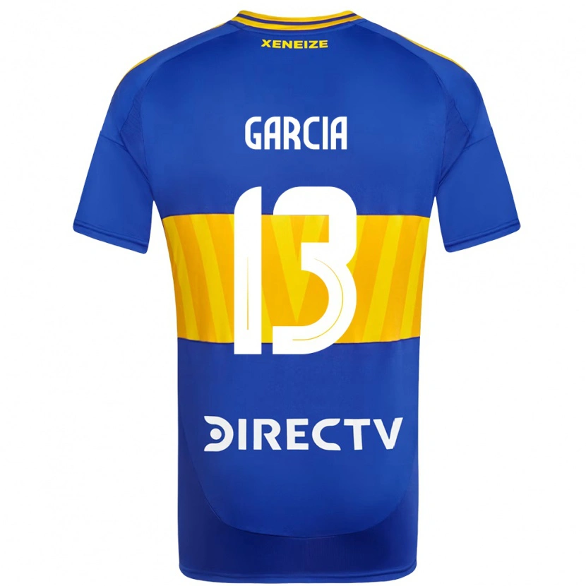 Danxen Børn Javier García #13 Hvid Blå Hjemmebane Spillertrøjer 2025/26 Trøje T-Shirt