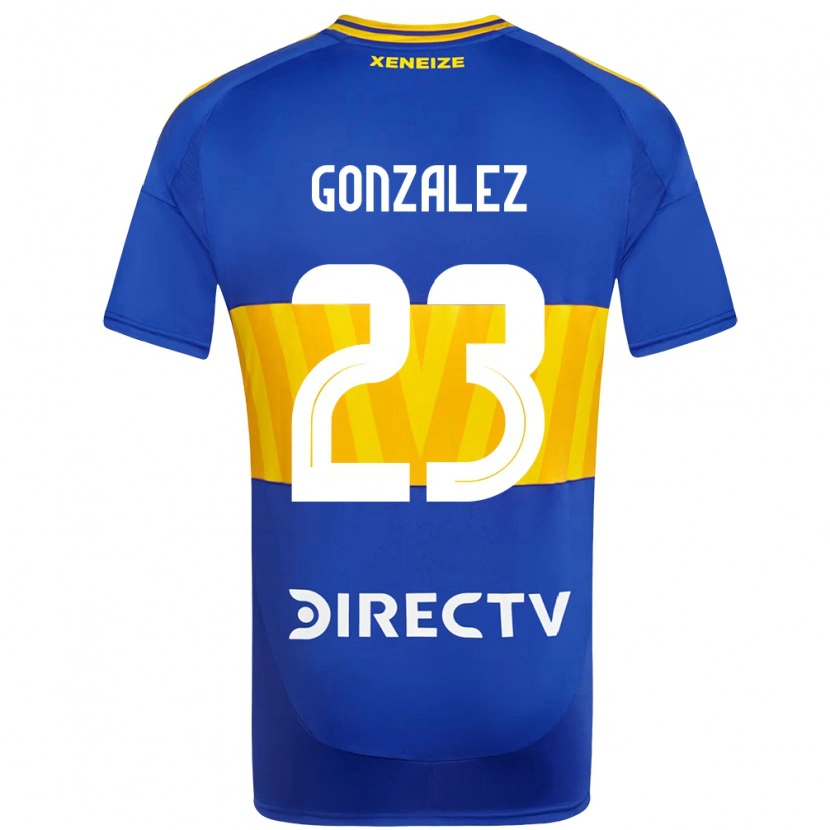 Danxen Børn Diego Gonzalez #23 Hvid Blå Hjemmebane Spillertrøjer 2025/26 Trøje T-Shirt