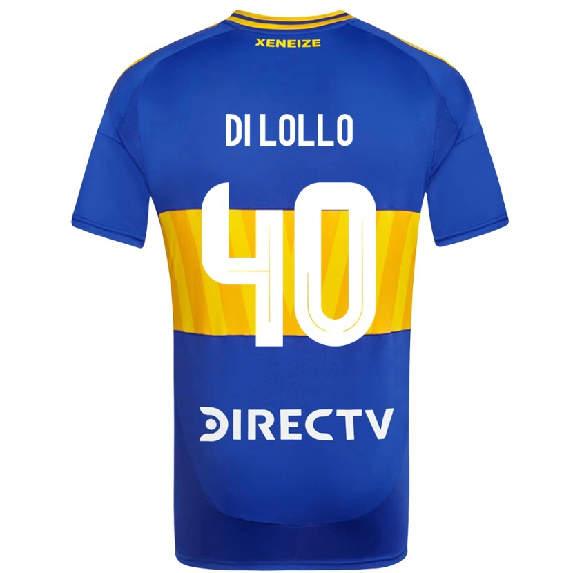 Danxen Børn Lautaro Di Lollo #40 Hvid Blå Hjemmebane Spillertrøjer 2025/26 Trøje T-Shirt
