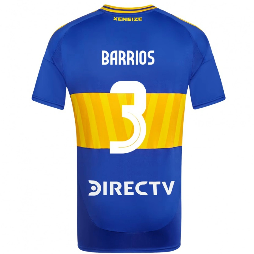 Danxen Børn Gabriela Barrios #3 Hvid Blå Hjemmebane Spillertrøjer 2025/26 Trøje T-Shirt
