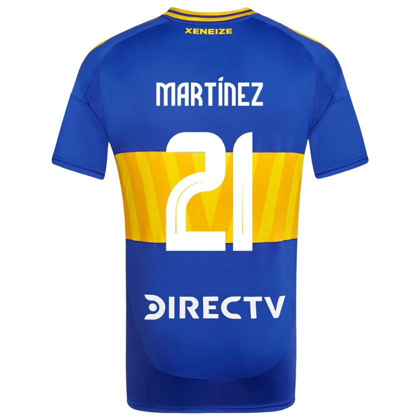 Danxen Børn Julieta Martínez #21 Hvid Blå Hjemmebane Spillertrøjer 2025/26 Trøje T-Shirt