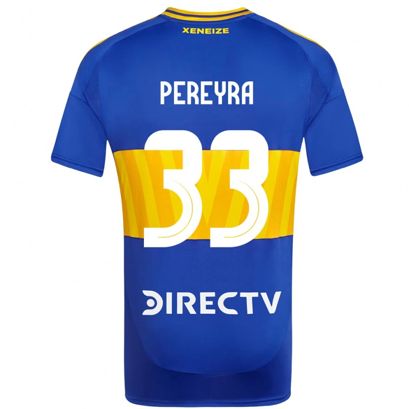 Danxen Børn Araceli Pereyra #33 Hvid Blå Hjemmebane Spillertrøjer 2025/26 Trøje T-Shirt