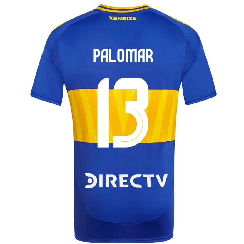 Danxen Børn Estefania Palomar #13 Hvid Blå Hjemmebane Spillertrøjer 2025/26 Trøje T-Shirt