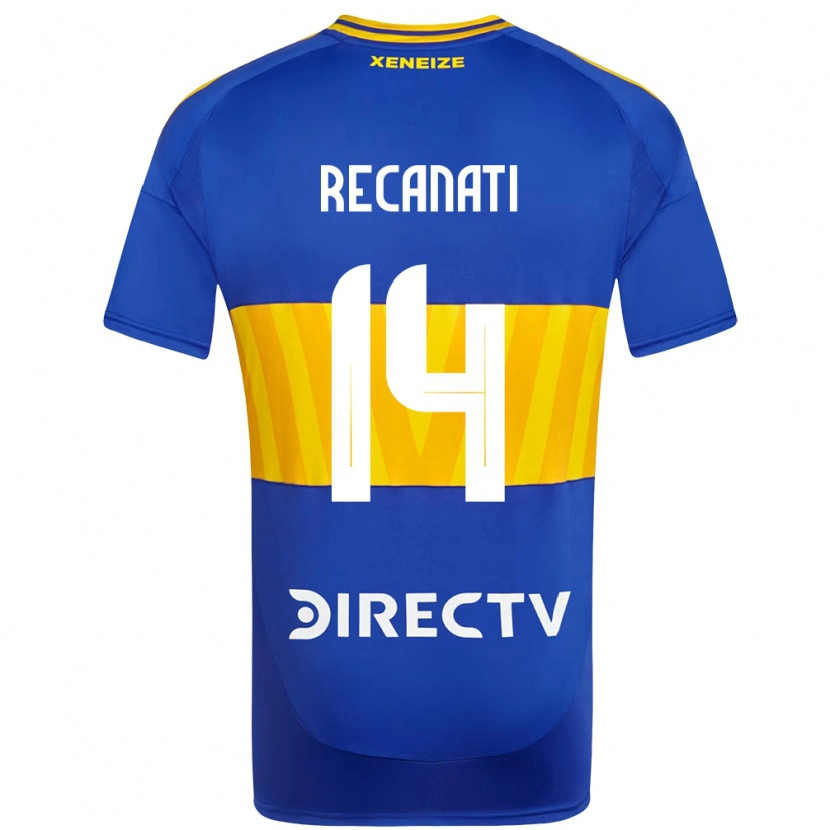 Danxen Børn Bianca Recanati #14 Hvid Blå Hjemmebane Spillertrøjer 2025/26 Trøje T-Shirt