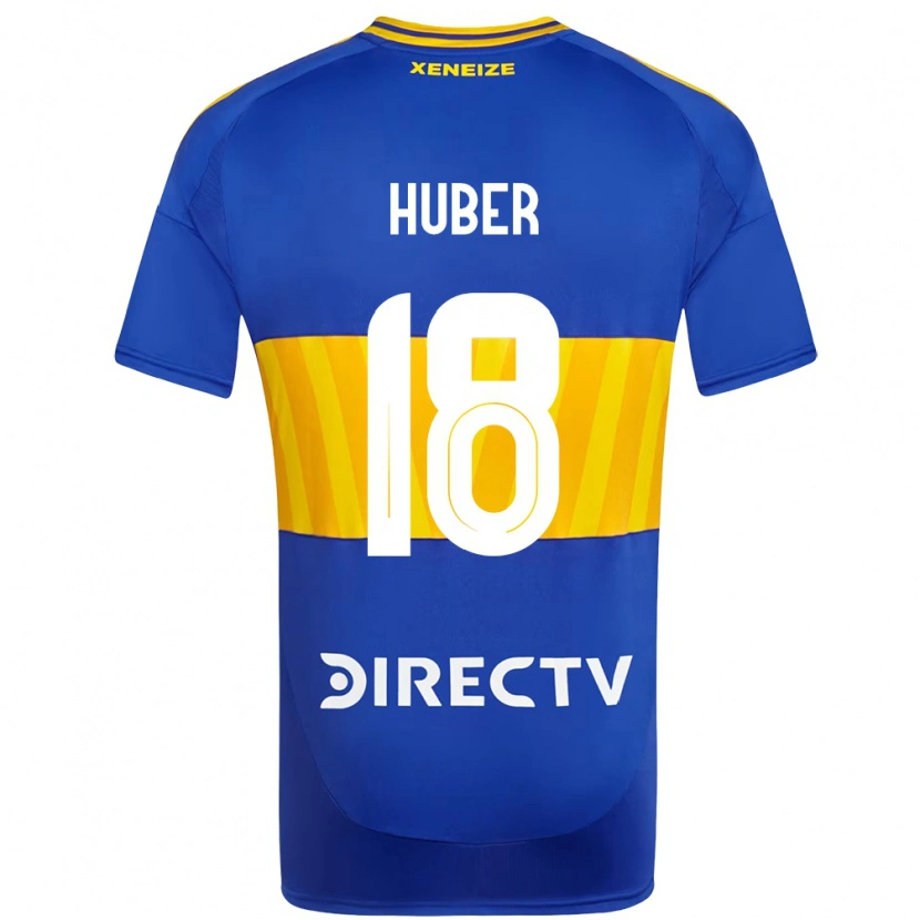 Danxen Børn Clarisa Huber #18 Hvid Blå Hjemmebane Spillertrøjer 2025/26 Trøje T-Shirt